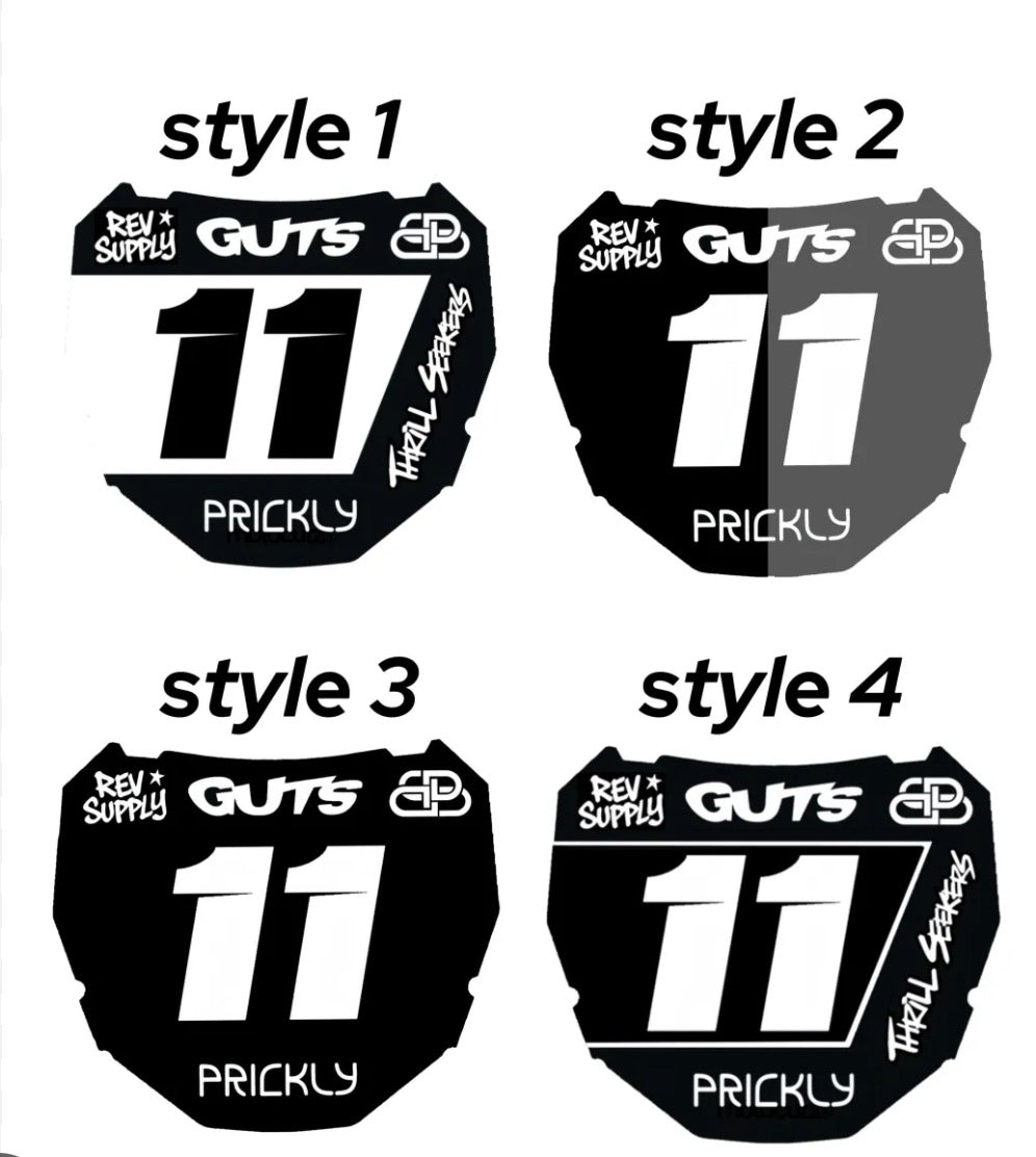 ODI plate decal