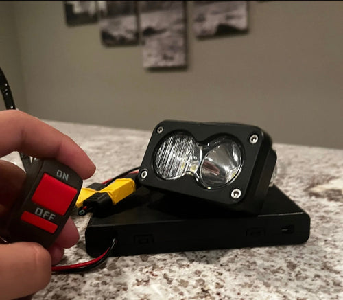 Battery powered Baja light