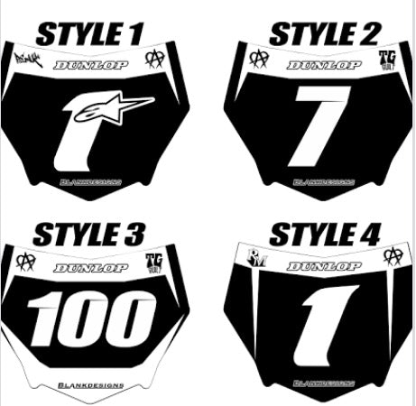 Motocutz plate decal